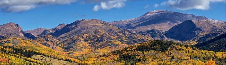 Fall foliage near Pikes Peak in El Paso County, Colorado. Photo by Michael Menefee.
