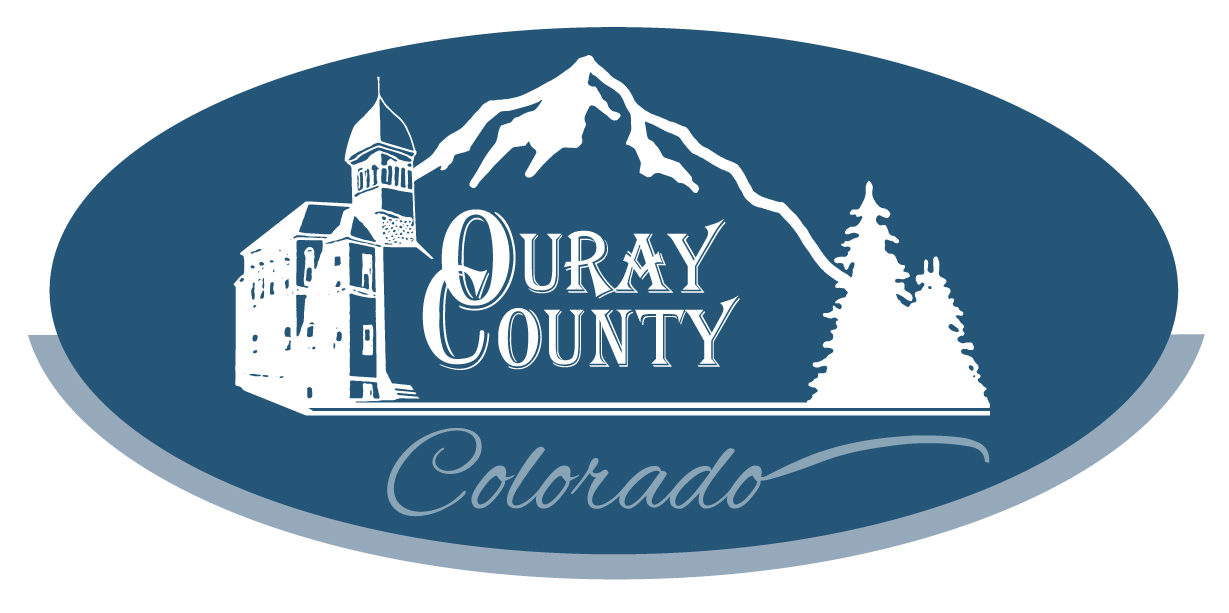 Ouray County Logo - blue