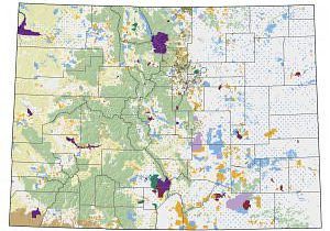 Colorado Ownership, Management and Protection map.