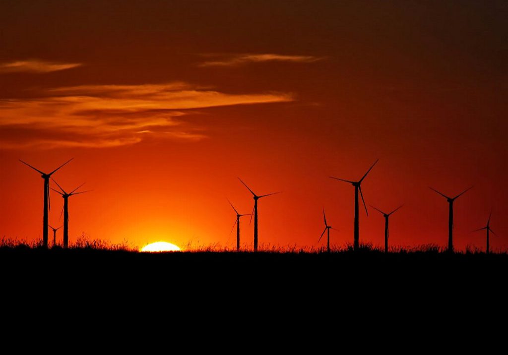 Wind turbines at Pawnee National Grassland by Michael Menefee.